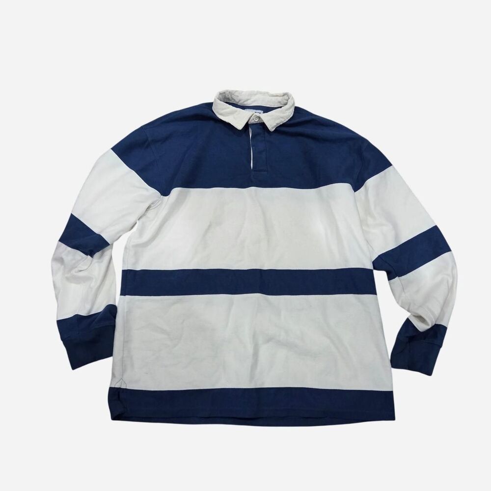 Old-navy Men's Blue and White Polo-shirts